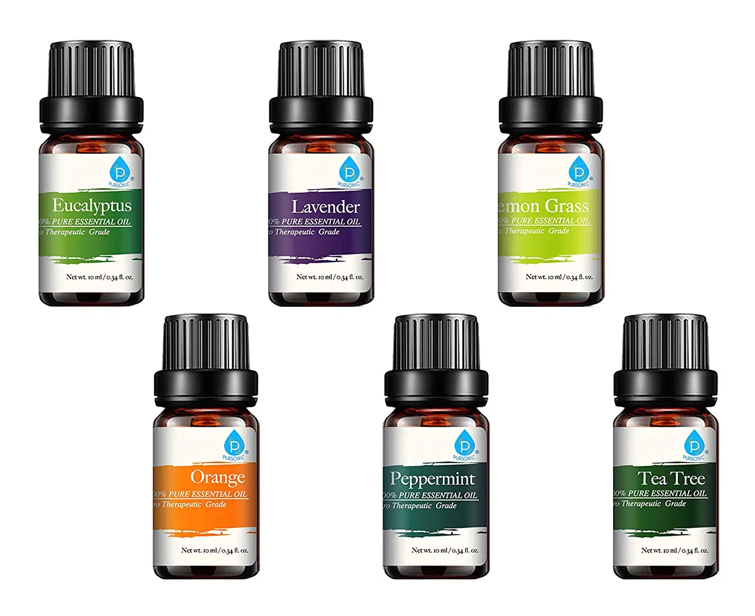 
Private Label Pure Organic Essential Oil Set 