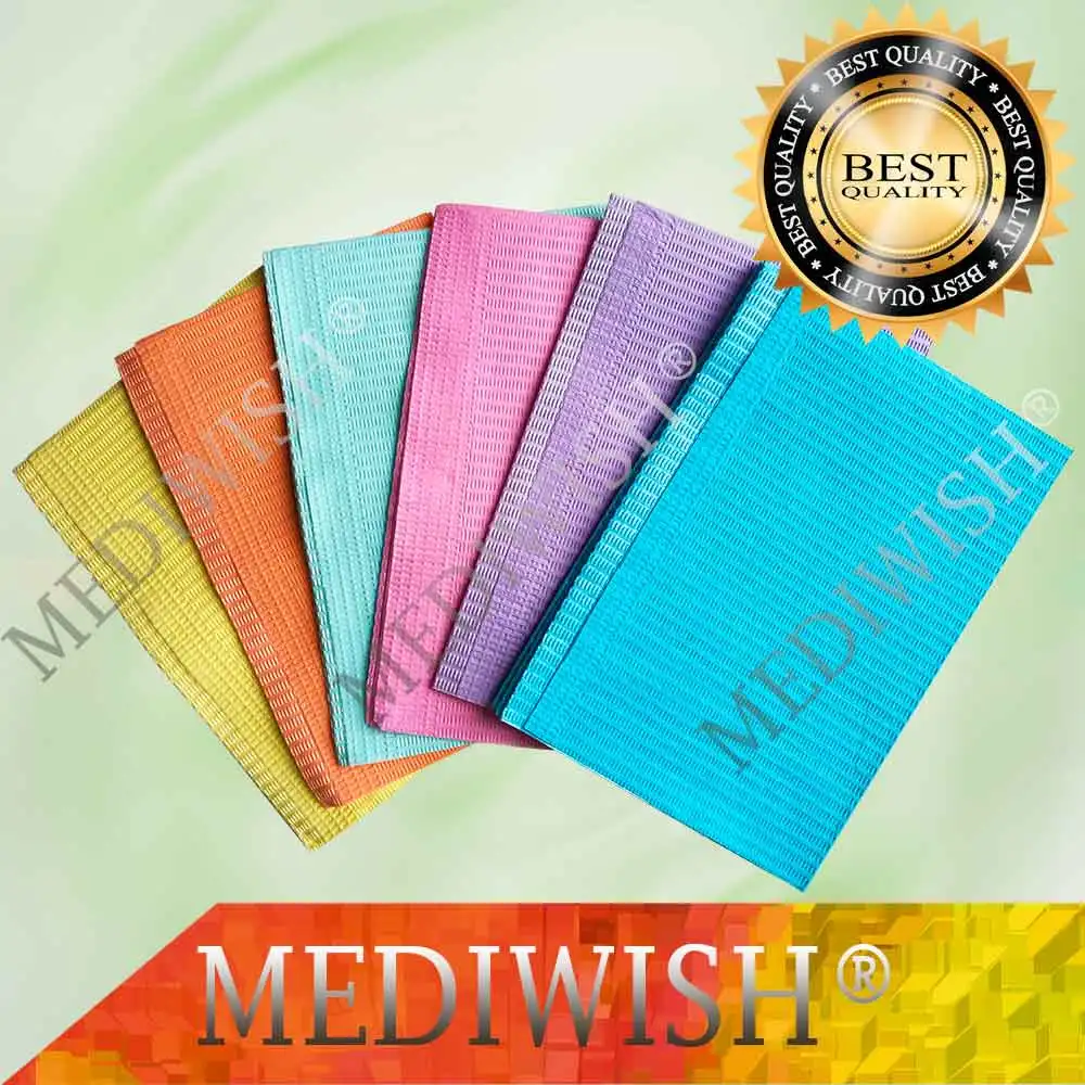 Mediwish new large size dental children adult water absorbent disposable color environmental protection paper Bib