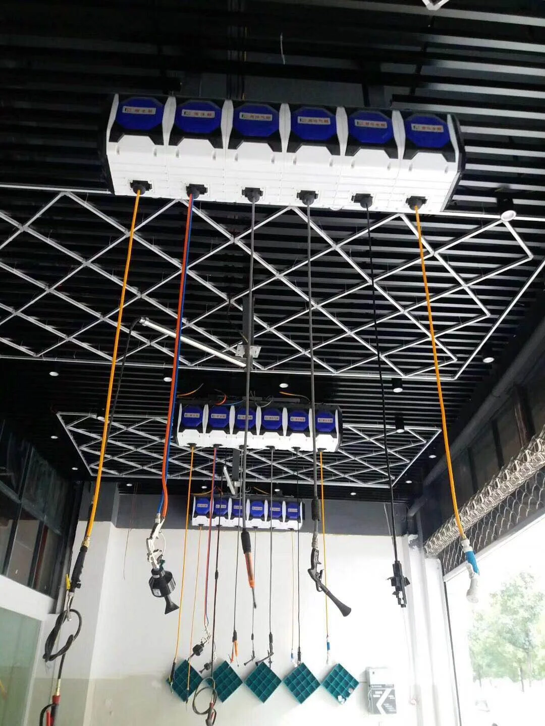 High Pressure Washer Accessories OEM Install Different Auto Retractable Foam Hose Reels Combined Box Drum