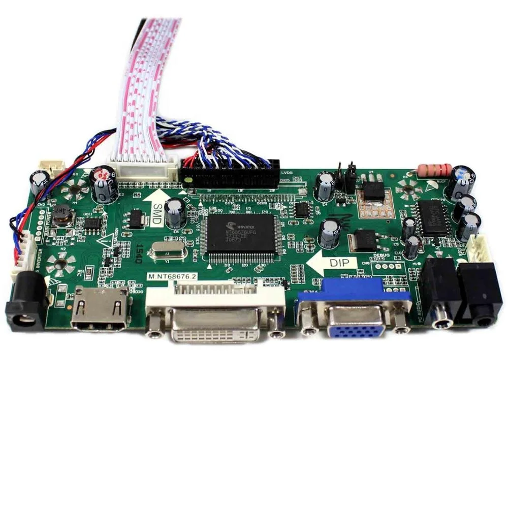 17 3 дюйма светодио дный экран 1600x900 с hdmi панель VGA