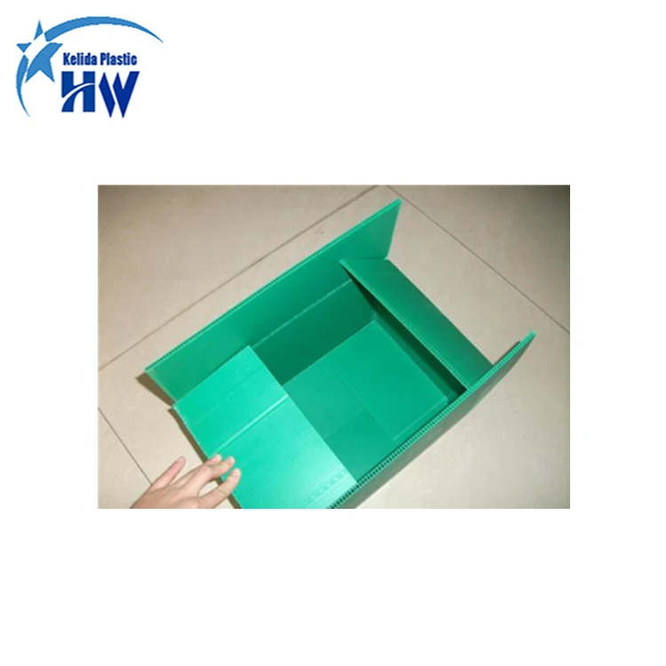 Factory antistatic  pp corrugated  storage esd box  pp folding logistic black conductive hollow board turnover big tote box