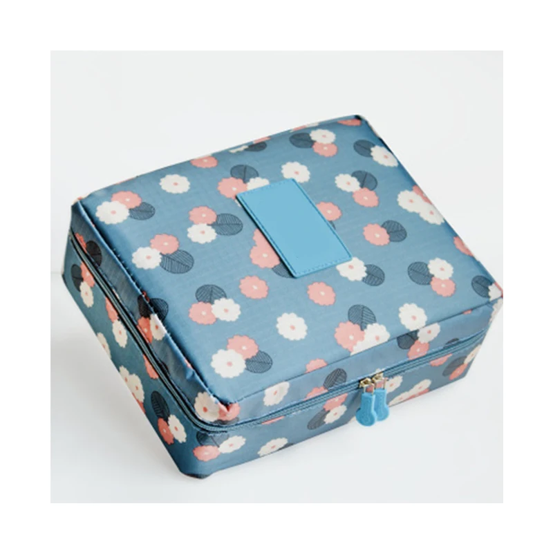 Double Layers Travel Gadget Organizer Electronics Accessories Cable Bag Oxford Digital Storage Bags