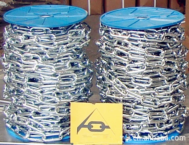 short type 4-6mm small galvanized link chains for binding