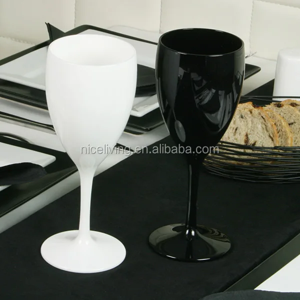
Polycarbonate Wine Glasses White 12oz / 340m 