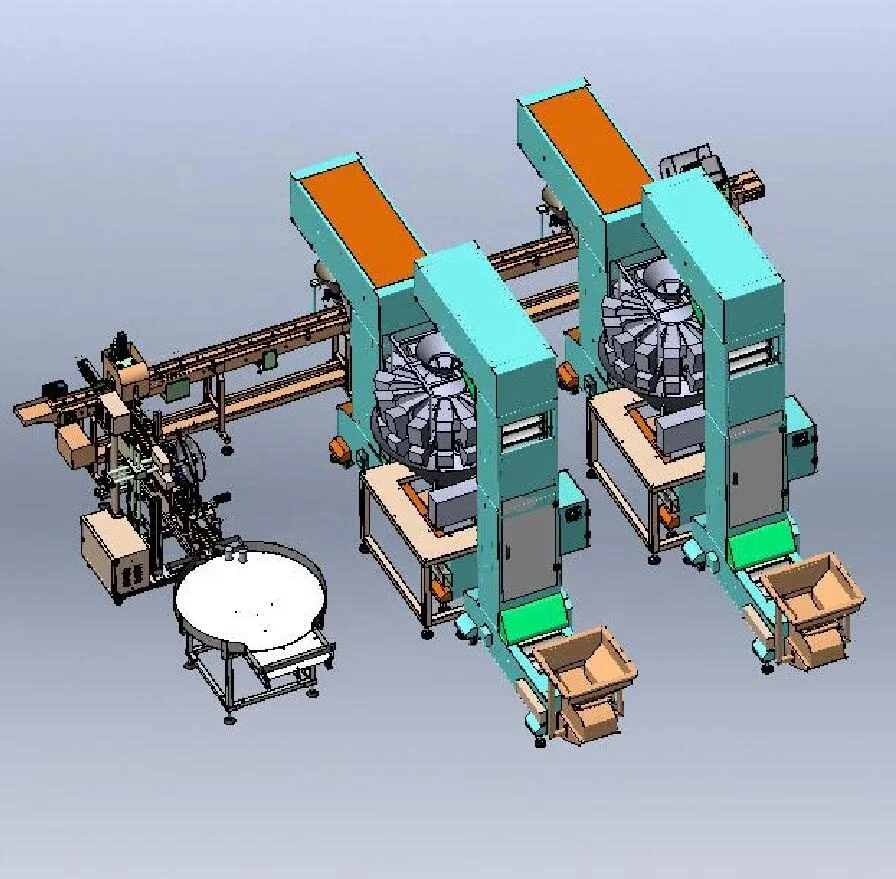 Полностью автоматическая упаковочная линия раскладушки