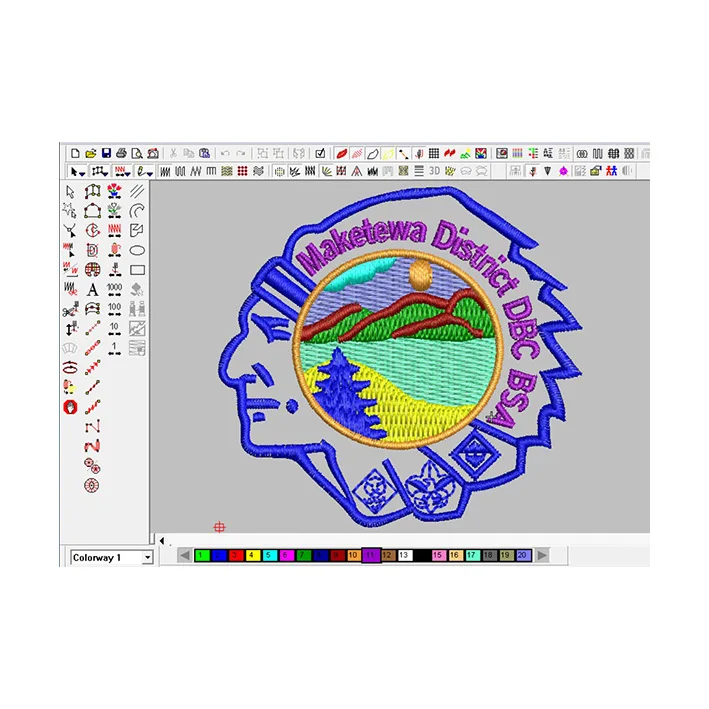 
Patches Skull Logos Emblem Embroidered Brand Logo Iron-on Heat Press Bulk Customer Design Sticker On Patch With Embroidery 