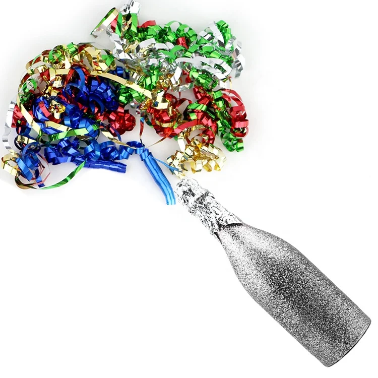  Boomwow новый дизайн бутылка для шампанского конфетти пушки праздничные попперы свадебной вечеринки