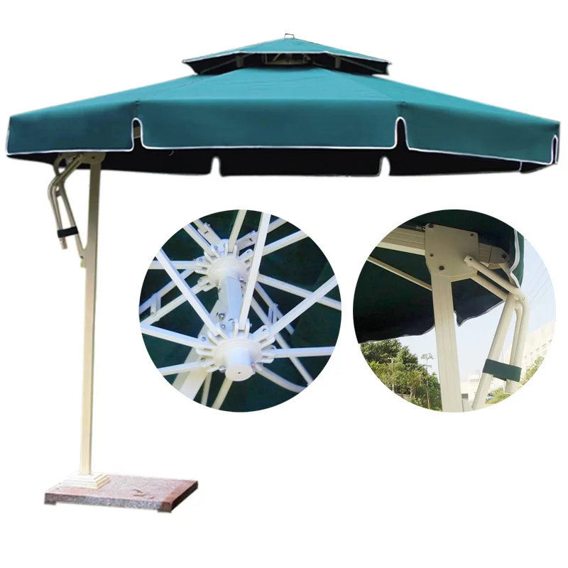 side post umbrella cantilever garden umbrella