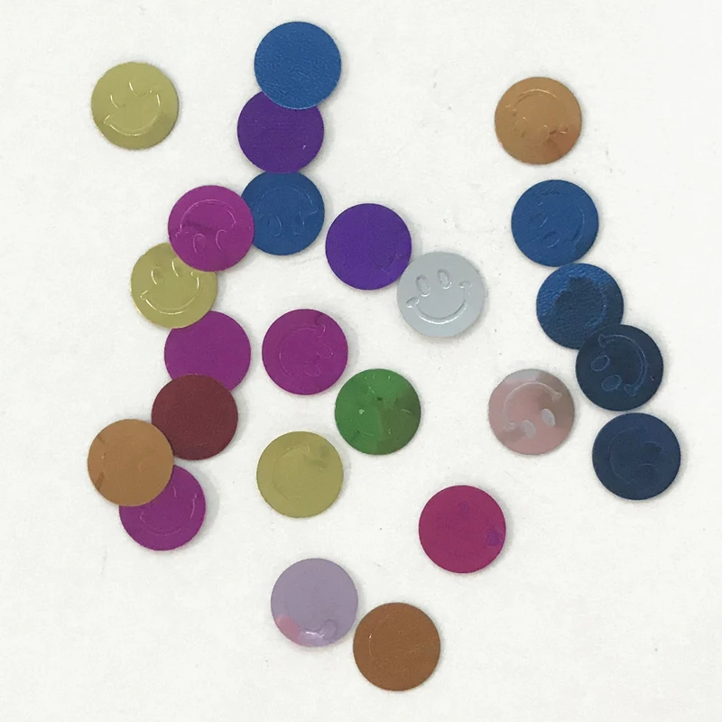 
PVC Colorful Round Face Confetti, Party Celebration Confetti 