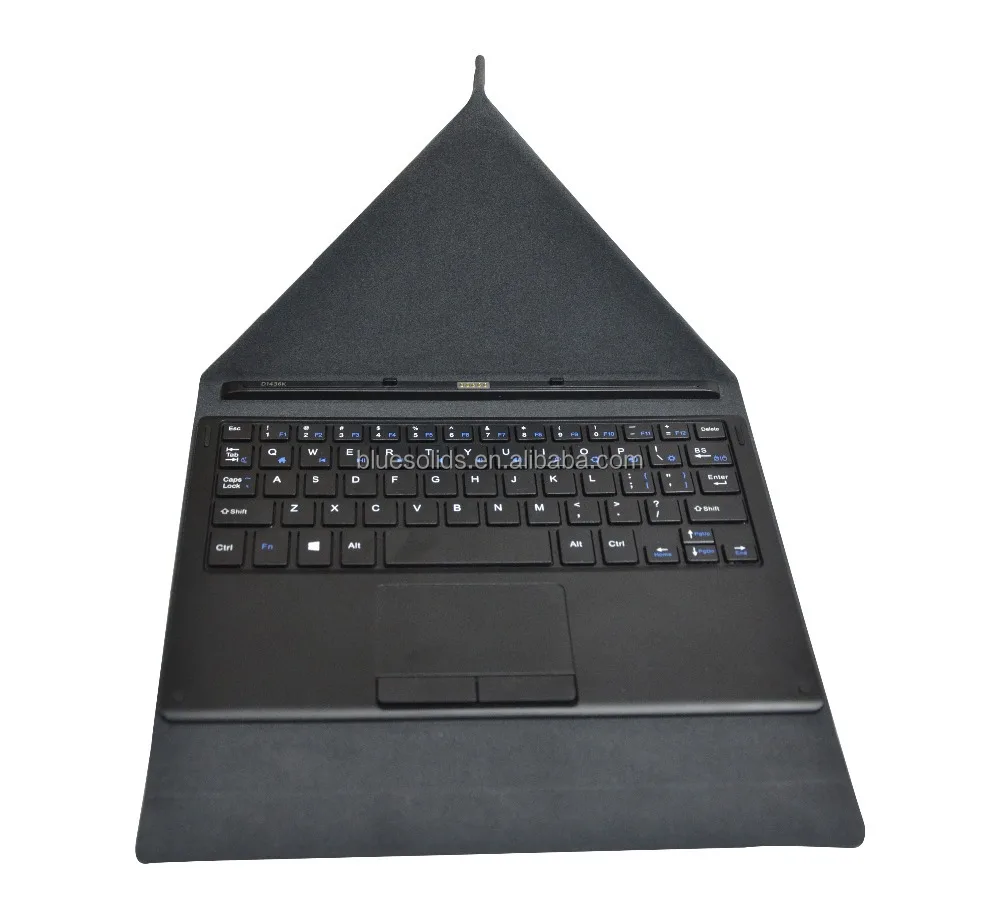Laptop Fibre Magnetic 5 Pin Docking Abs Docking Win 8 Keyboard case with two real Touch Pads For Windows 8 Tablet