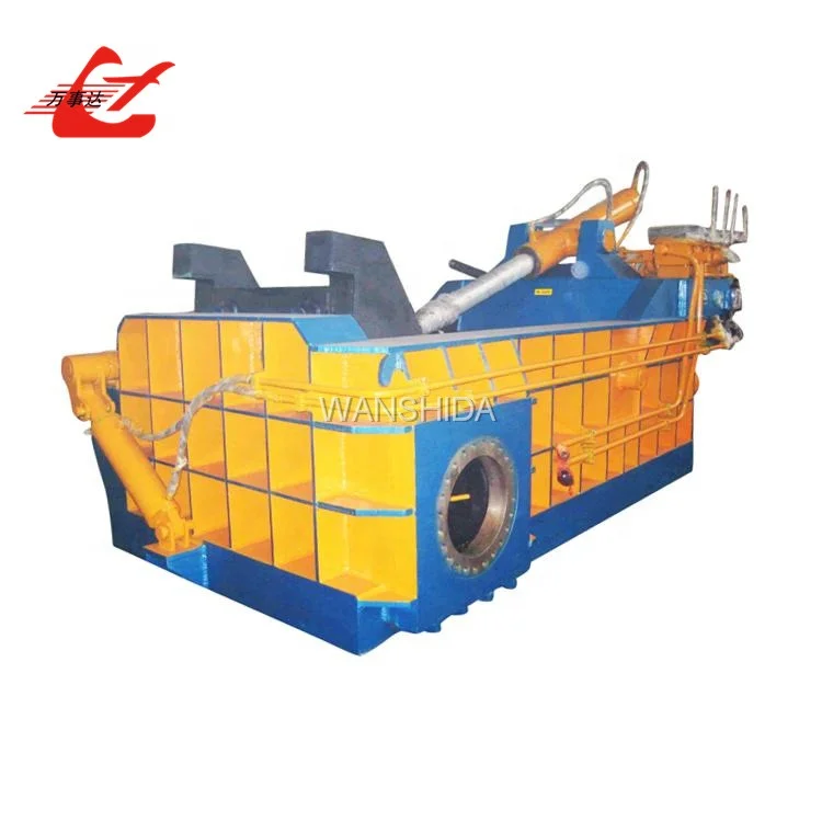 WANSHIDA Y83-160 Hydraulic Non-Ferrous Scrap Metal Baling Press Baler
