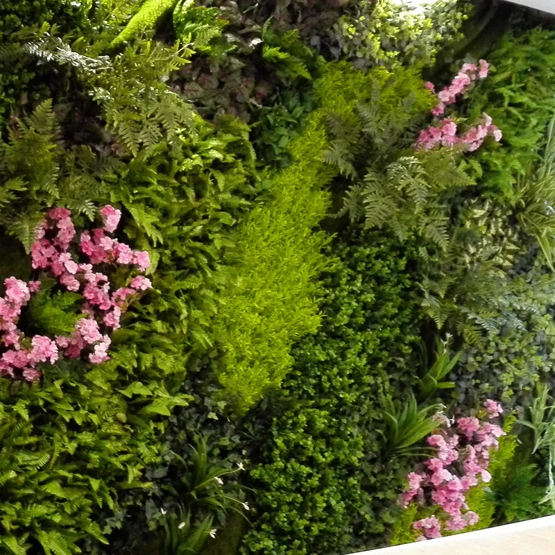 plastic panel ficus treeartificial tree for indoor & outdoor plastic grass hadge artificial vertical garden wall vertical green