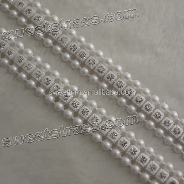 Plastic crystal rhinestone banding ribbon wholesale 500+ designs