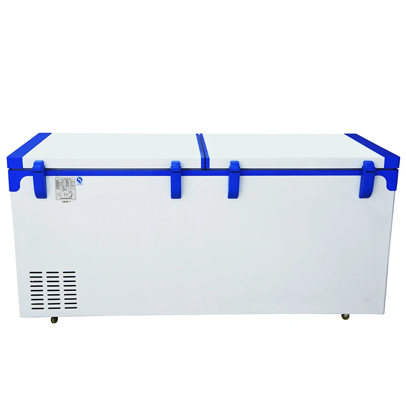  Good Commercial Refrigerators Price Large Volume Chest Freezer Double Door Deep With