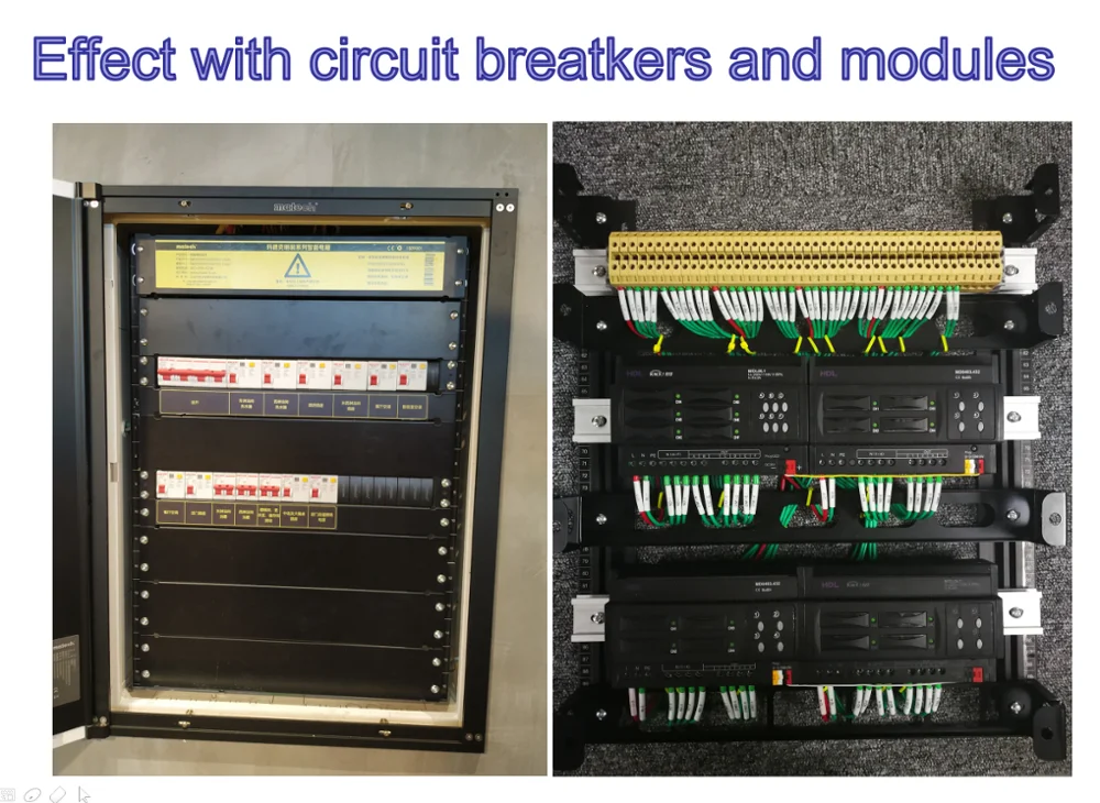 Matech high quality 28way 30way 32way metal power db box for intelligent breaker and contruol  module