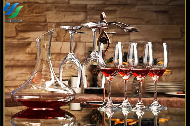 
OEM Elegant Wine Glass Crystal Glass Drinking Transparent Wine Glass 
