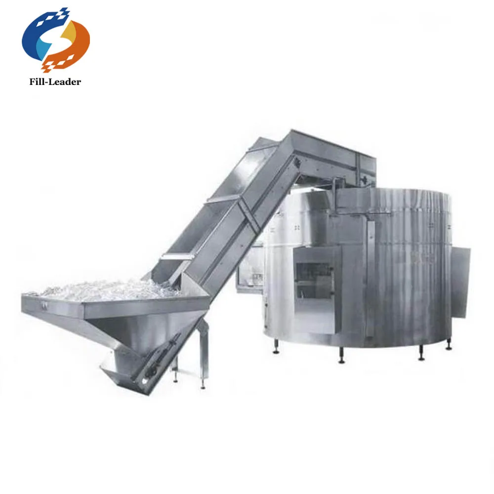 6000-8000BPH 12 working positions PET bottle unscrambler with dropping groves