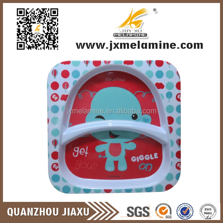 100% Меламина детский Две Части Пластины Купить Оптом Из Китая