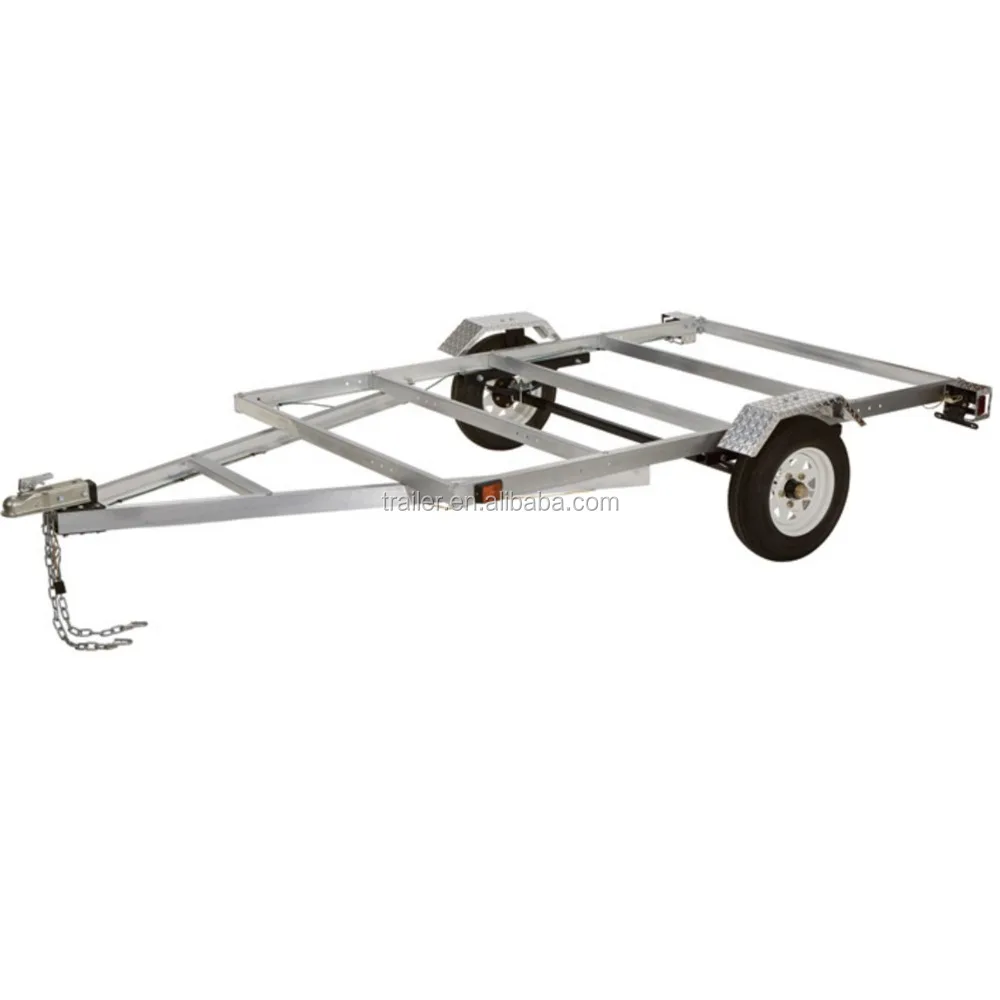 Большой Рыболовный каяк, охотничий мотоцикл, алюминиевый Универсальный автомобильный прицеп, Алюминиевый напольный комплект 4 фута x 8 футов