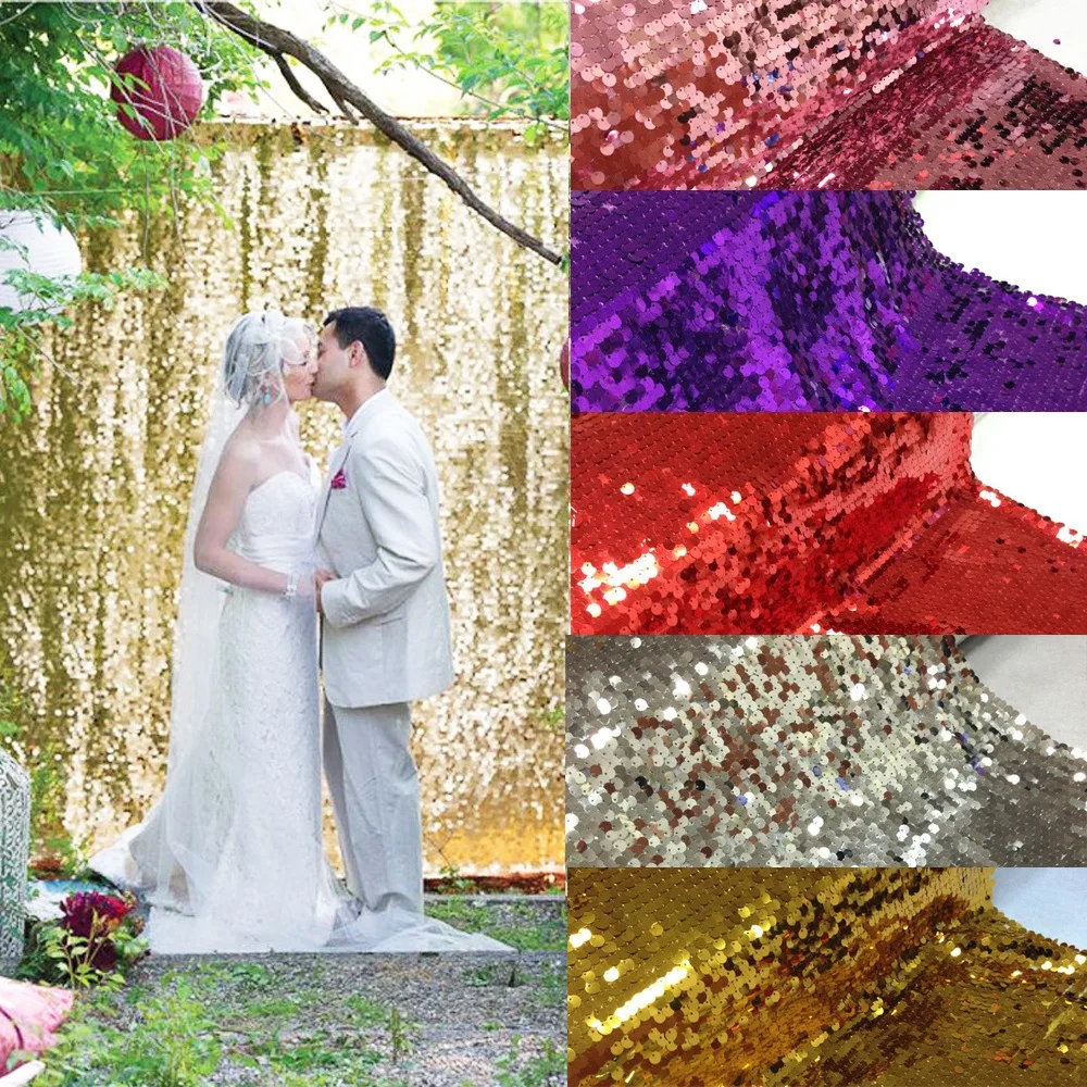 Hot quality shiny colorful sequins and beaded tulle fabric wholesale indian sequin fabric