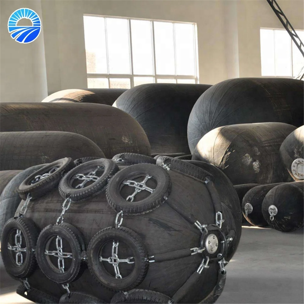 Ship parts Pneumatic ballon barge rubber fender for sale