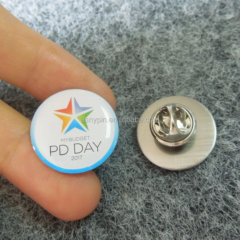 
Five Star Design MY BUDGET PD DAY Metal Lapel Pin Badge Wholesale 