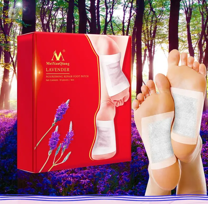 Detox Foot Pads Healthcare Supply Organic Herbal Cleansing Patches Healthy Slimming Foot Sticker