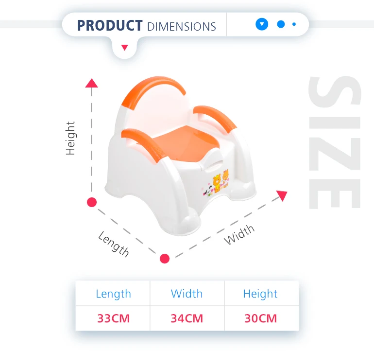 Высококачественное съемное детское сиденье для унитаза, пластиковый портативный детский дорожный горшок для продажи