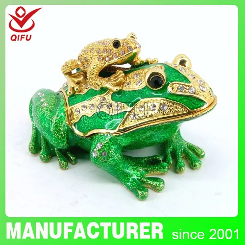 дешевые брелок металлический ящик лягушки( qf3525)