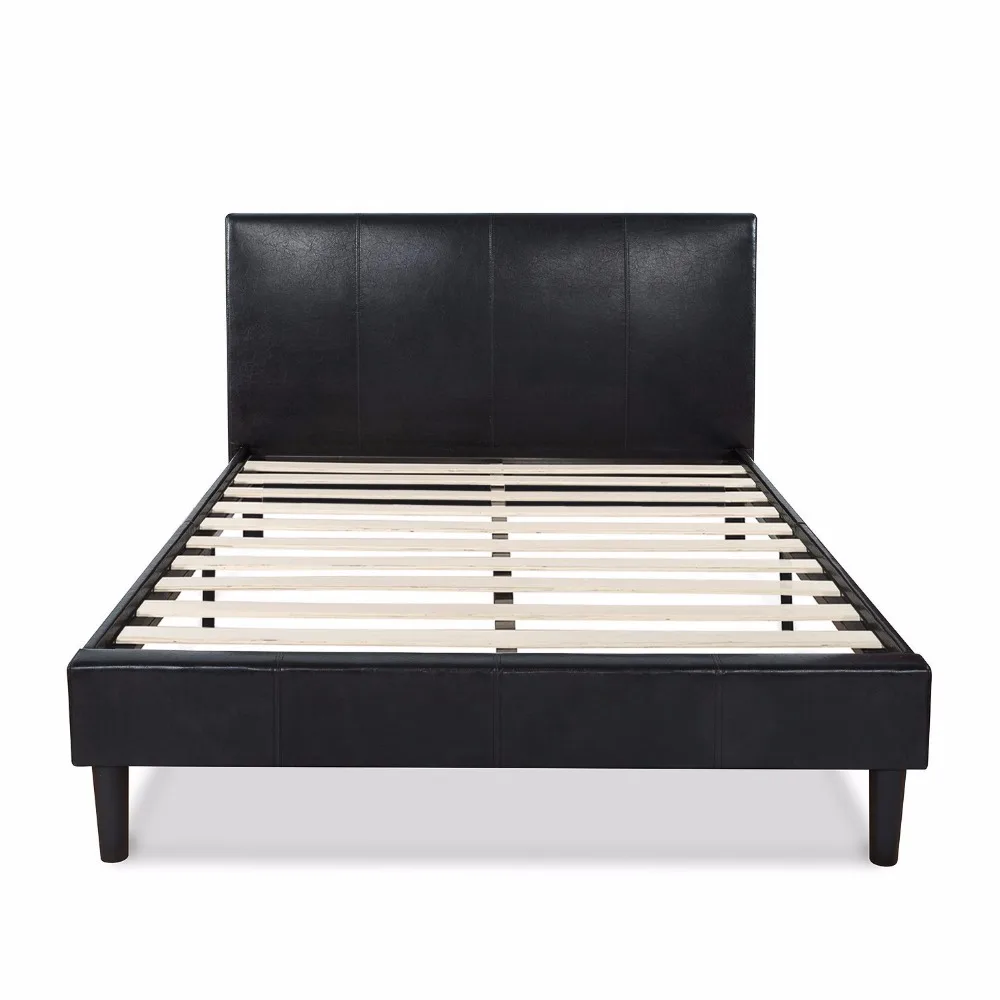 China bed making factory wholesale fabric upholstered bed with mattress foundation