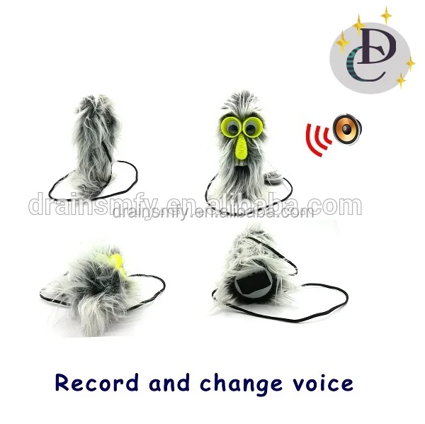 Funny record with voice change plush toys