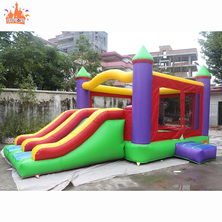 Customized inflatable bouncer commercial castle combo inflatable slide