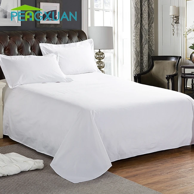 China product cheap price white bedsheet hospital 100 cotton hotel linen bedsheets bed sheet 100% egypti cotton