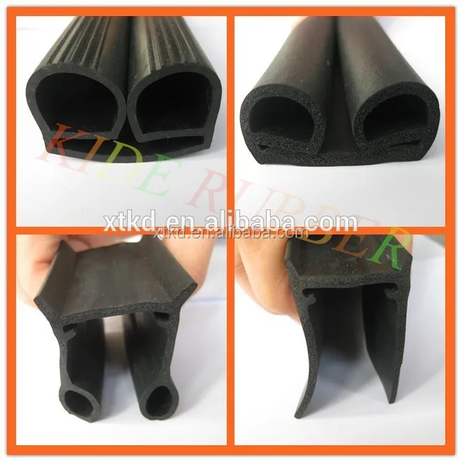 black rubber TPE cold storage door seal strips cold room door gasket