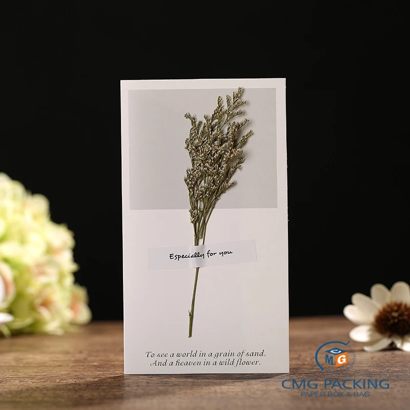 wholesale Creative Greeting Card Invitations Leave a Message Paper Cards custom