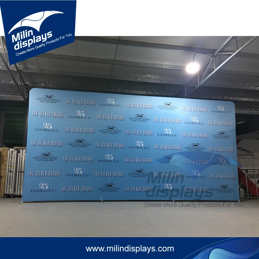 Торговая выставка 8x8 8x10 пользовательская ткань наволочка выставочная стена медиа портативный