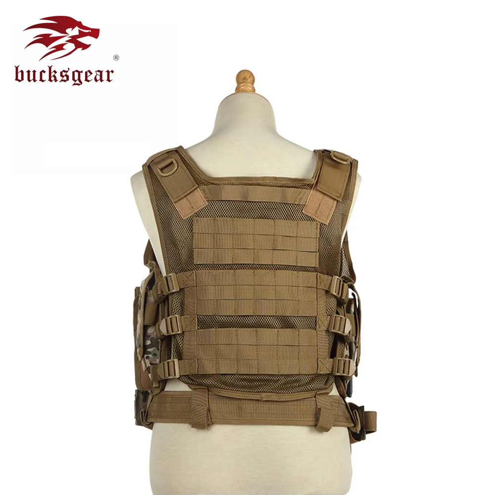 
mesh tactical vest Quick Release Combat Protective Army Green Military Men Tactical Vest For Sale hunting safety vest police 