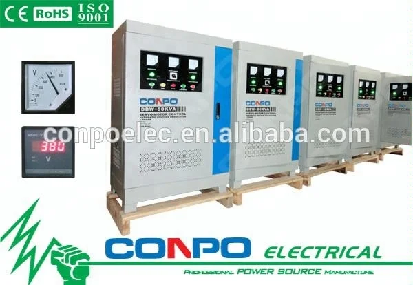 DBW-120KVA Servomotor-type Single Phase Full-automatic compensated Voltage Stabilizer Regulator AVR 220VAC/230VAC/240VAC