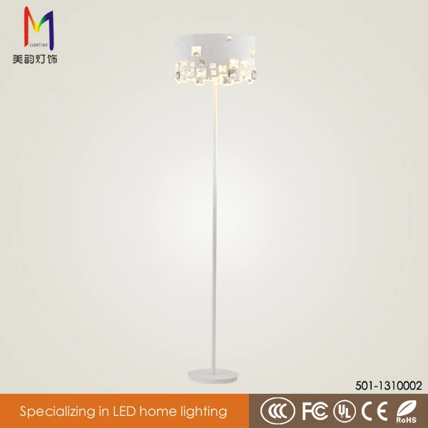 Современный кристалл торшер напольные лампы Хрустальная Люстра Торшер