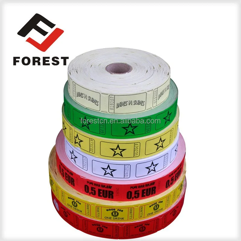
Printing Raffle Ticket Roll Scraper Ticket OEM Accepted Customized Offset Printing Paper & Paperboard 10 Rolls Free for Stock FL 