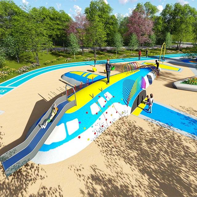 kids playground attractions tourist park playground design children recreational park play toys