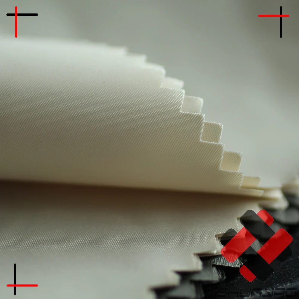 
100% Polyester 1/2 Imitation twill Memory fabric with PU coating for man Jacket 