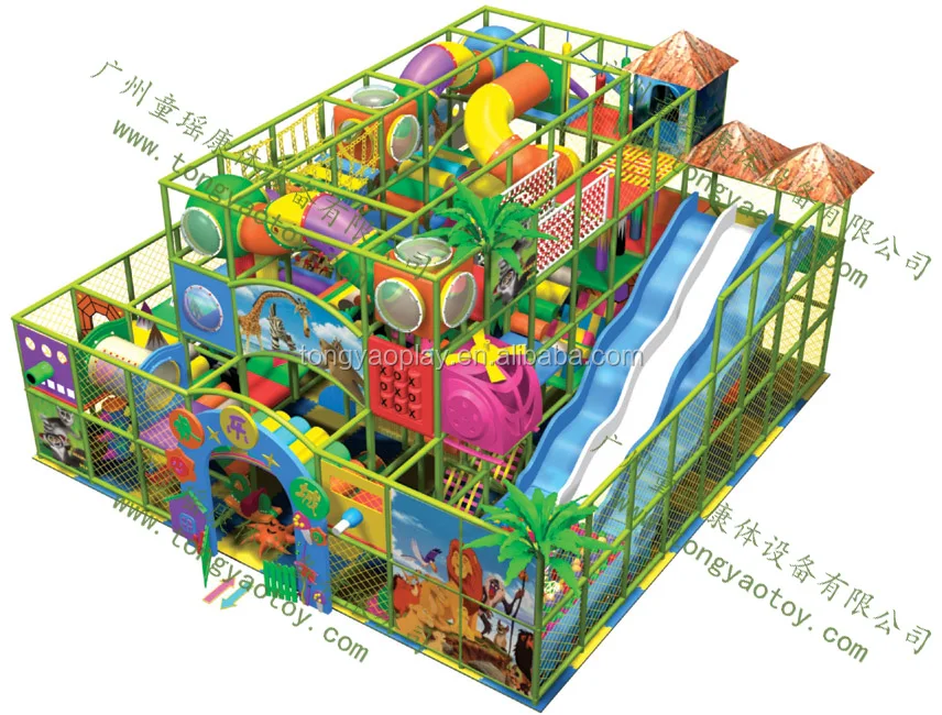 Indoor playground type and soft playground material soft play whole sale