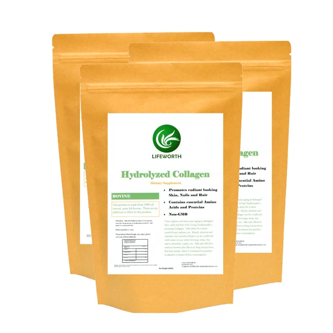 
Lifeworth skin care pure white collagen bulk 