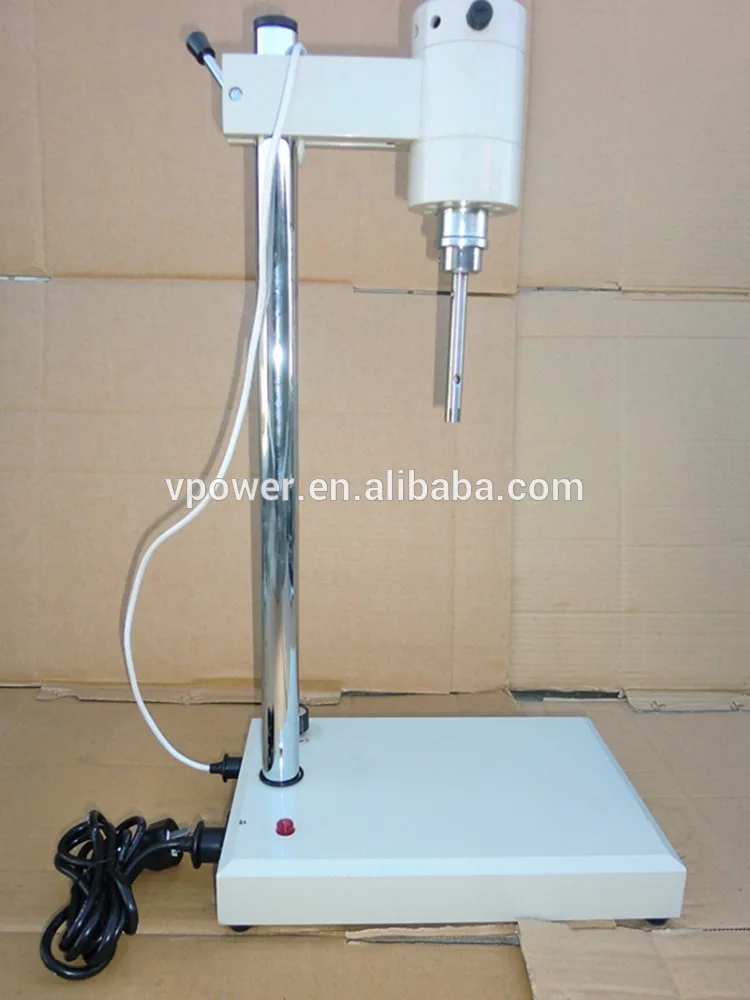 Light Convenient Lab Small Batch Emulsifying, Homogenizing Dispersing Blender Mixer Machine 800ml With Different Heads