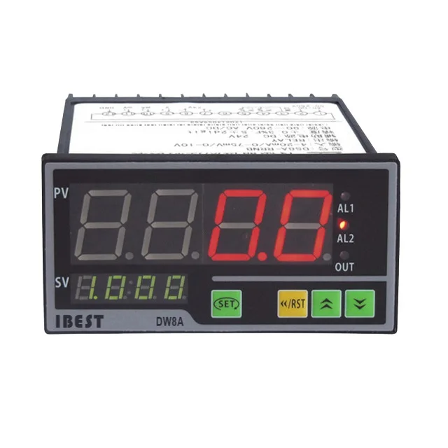 DW8 Digital Single Phase Multi-Function Power Factor KWH Meter Controller/High And Low Alarm Output AC220V (IBEST )