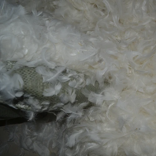 mattress quilt pillow filler clean white washed goose feather for sale