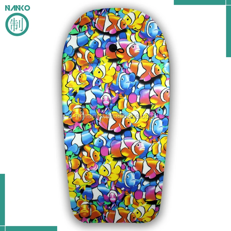 
NA1143 Colorful Fish EPS Bodyboard Sup Soft Boogie Board 