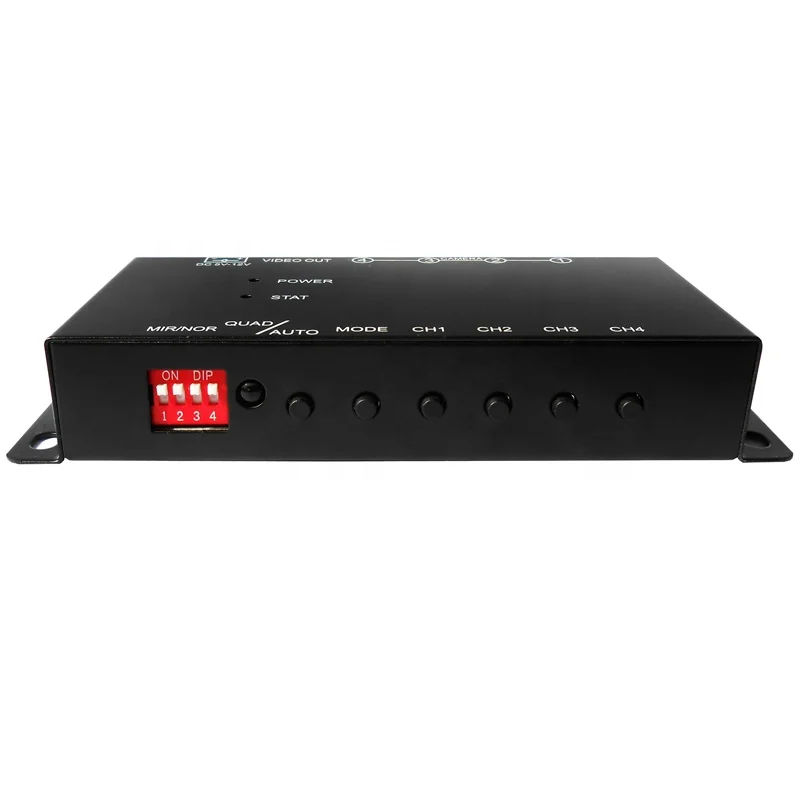 RCA Four Videos Recording Control Box Car 4-Way Video Quad Splitter