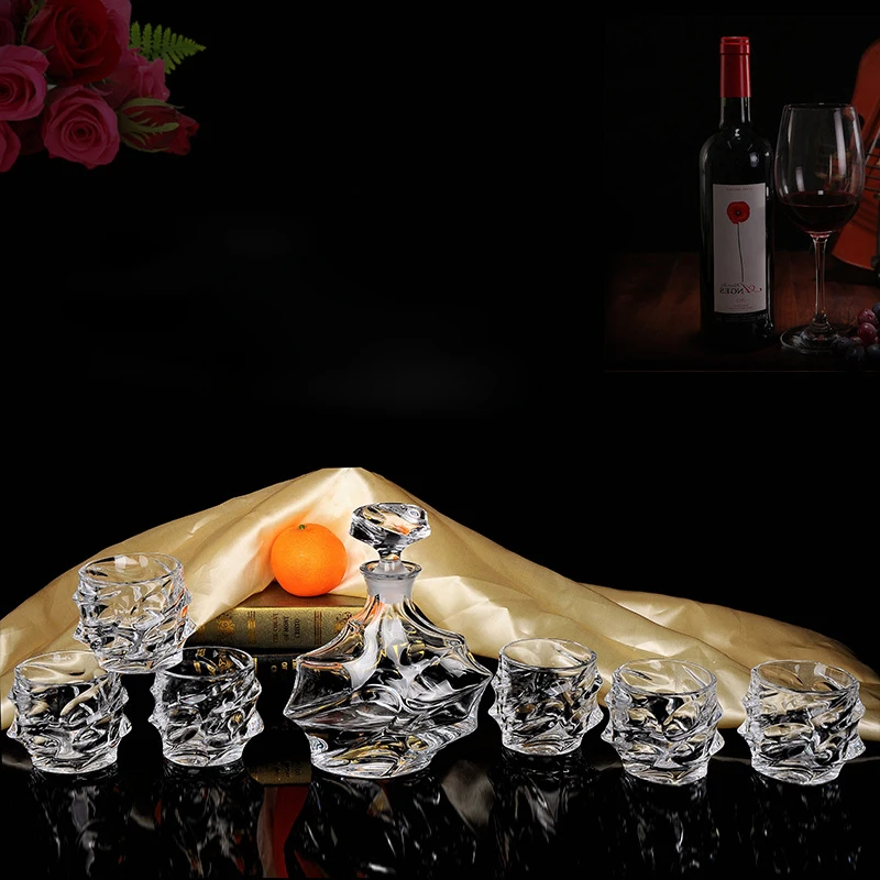 Популярный высококачественный роскошный креативный набор хрустальных стекол для виски на amazon